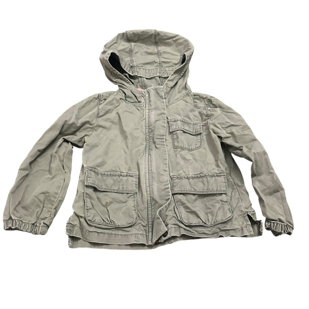 Kids Gray Hooded Jacket